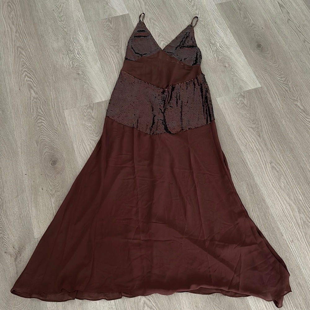 NWT WeWoreWhat Sheer Panel Maxi Dress - Picture 4 of 7